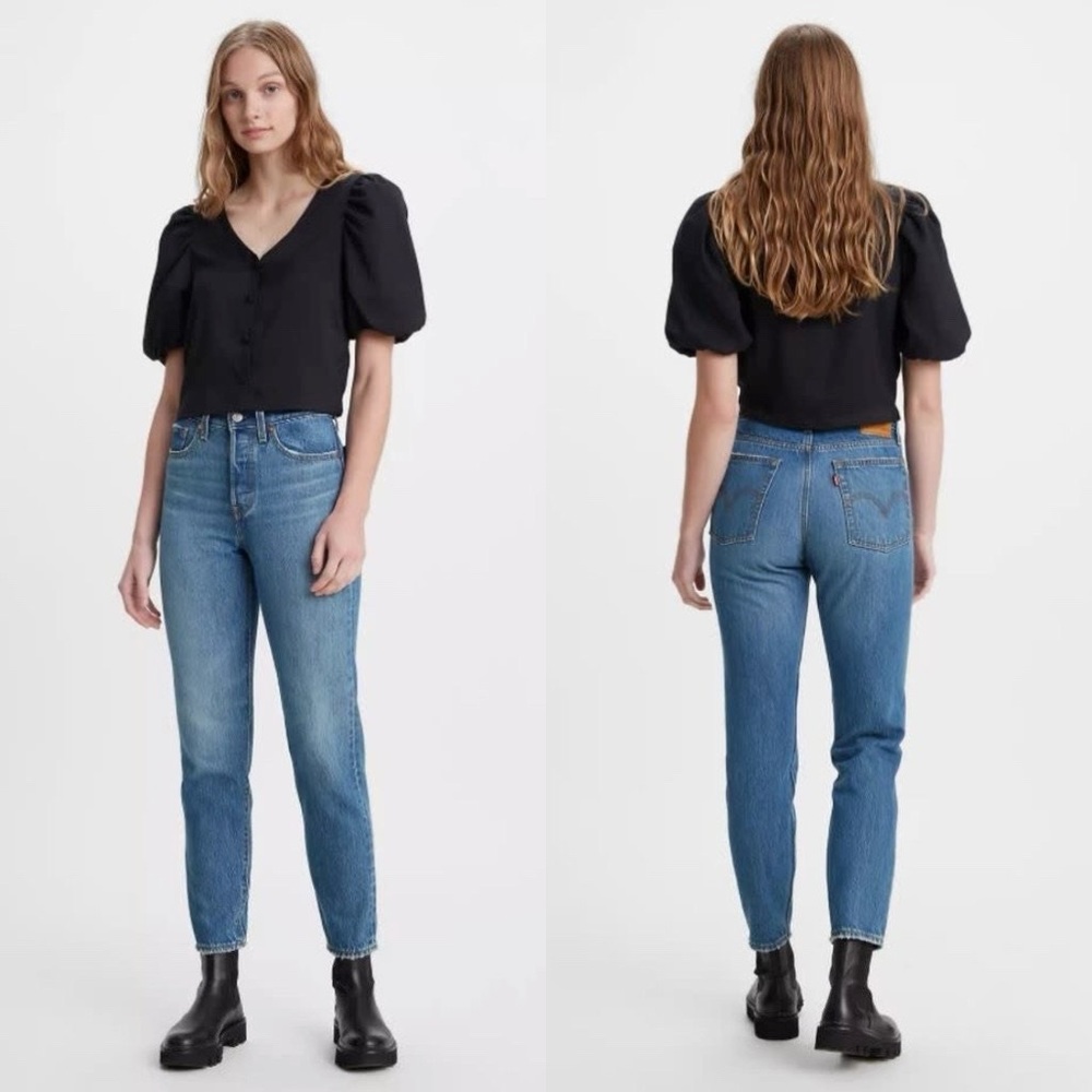 Levi’s Wedgie Fit Ankle Skinny Jeans in Athens Shut It